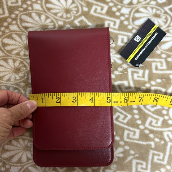 Gear Beast Cross Body Cell Phone Pouch Purse Credit Card and ID Slots With Strap - Picture 6 of 8